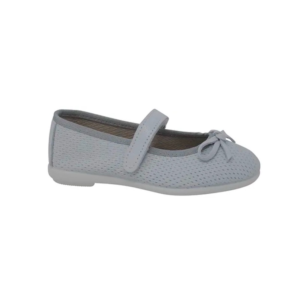 Vulladi White Leather Ballet Flat